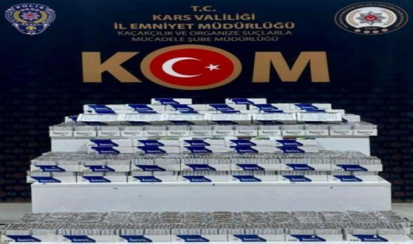 Kars’a otomobille makaron getiren şüpheli gözaltına alındı