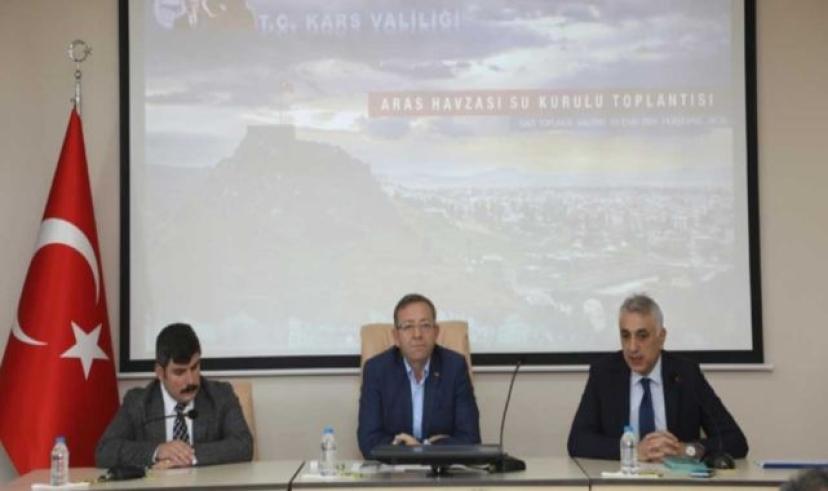 Kars’ta Aras Havzası Havza Su Kurulu Toplantısı yapıldı