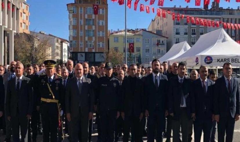 Kars’ta Cumhuriyet Bayramı’nın 101. yıldönümü kutlamaları başladı
