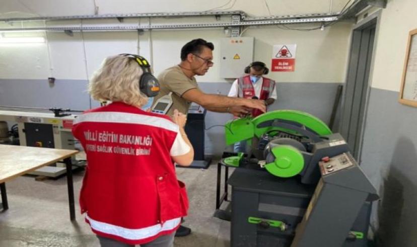 Meslek Liselerinde İş Hijyeni ve Ortam Ölçümleri Yapıldı