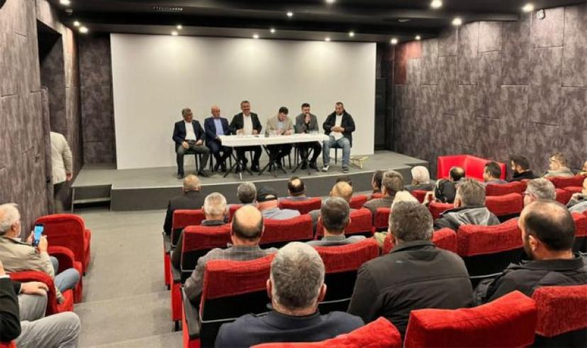 Şarkikaraağaç’ta mahalle ve köy muhtarları ile toplantı yapıldı