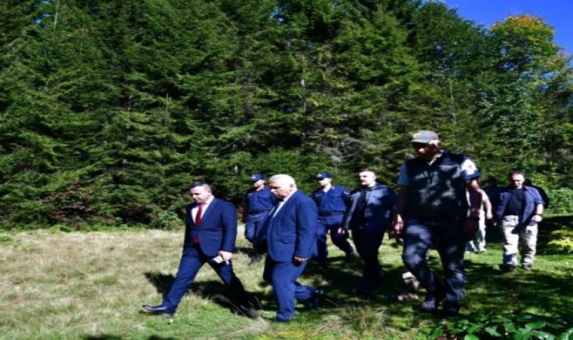 Trabzon Valisi  Aziz Yıldırım, Vakfıkebir Karadağ Yaylası’nı ziyaret etti