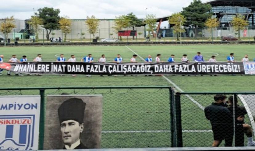 Trabzon’da iki komşu ilçe takımın maç öncesinde anlamlı mesajı