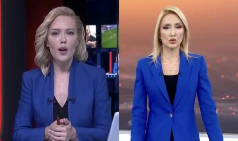 TRT spikerinden kıyafetiyle mesaj
