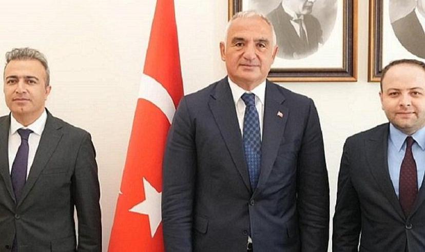 Vali Çiçek ve Vekil Koç, Turizm Bakanı ile görüştü