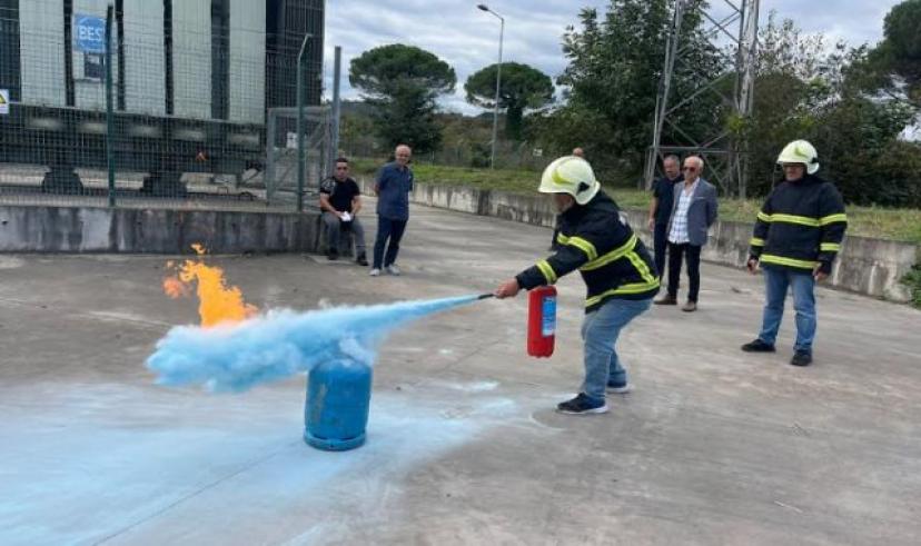 Vatandaşlar yangın konusunda bilinçlendirildi