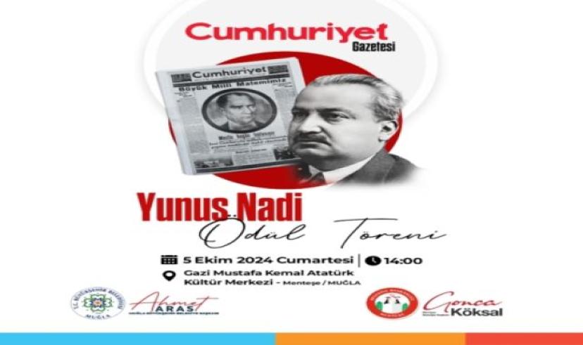 Yunus Nadi Ödül Töreni Muğla’da yapılacak