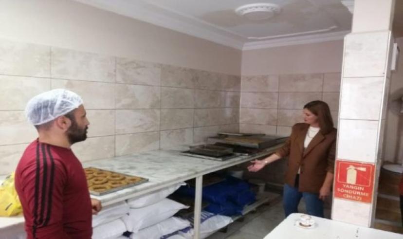 Zonguldak’ta zabıta, simit fırınlarını denetledi