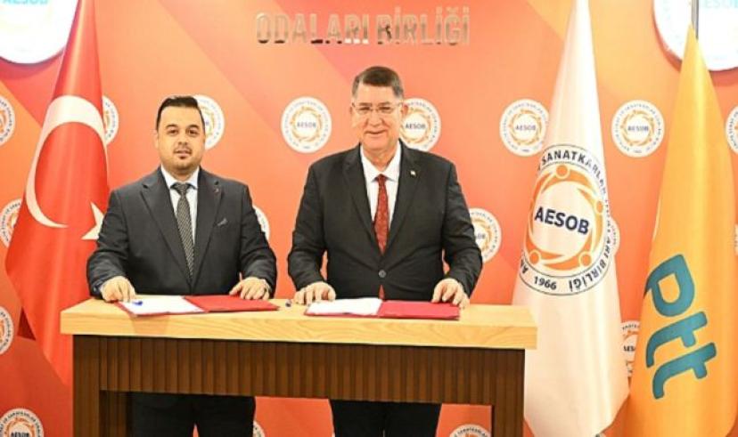 AESOB ile PTT arasında yeni iş birliği protokolü imzalandı