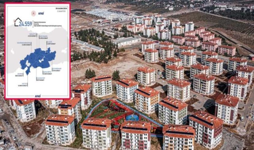 AFAD’dan açıklama: 24 bin 559 deprem konutu daha hak sahipleriyle buluşturulacak