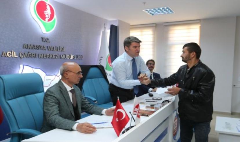 Amasya Valisi Önder Bakan, ilk halk günü toplantısını gerçekleştirdi