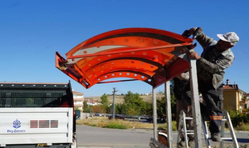 Beypazarı Belediyesi’nden yeni durak yatırımı