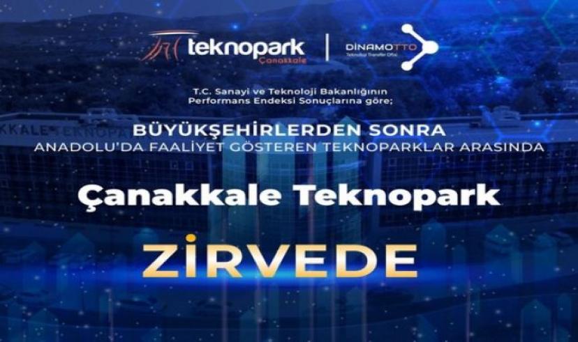 Çanakkale Teknopark Anadolu’da yine zirvede