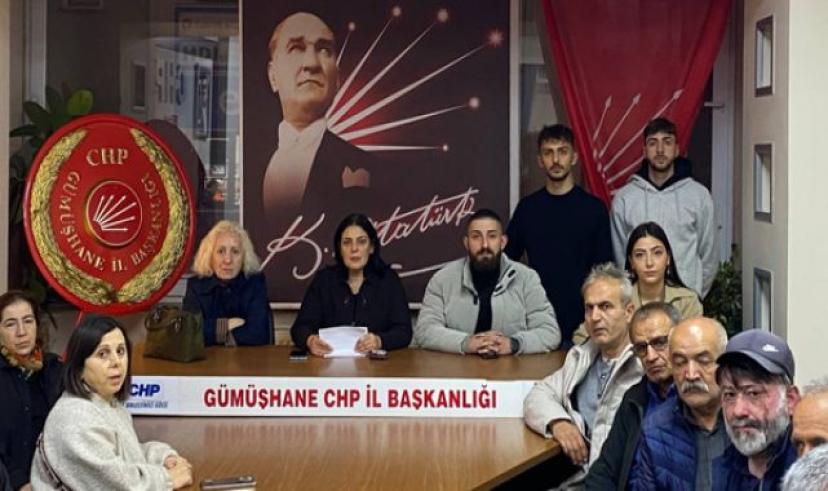 CHP Gümüşhane’den Esenyurt Belediye Başkanı Özer’in tutuklanmasına tepki