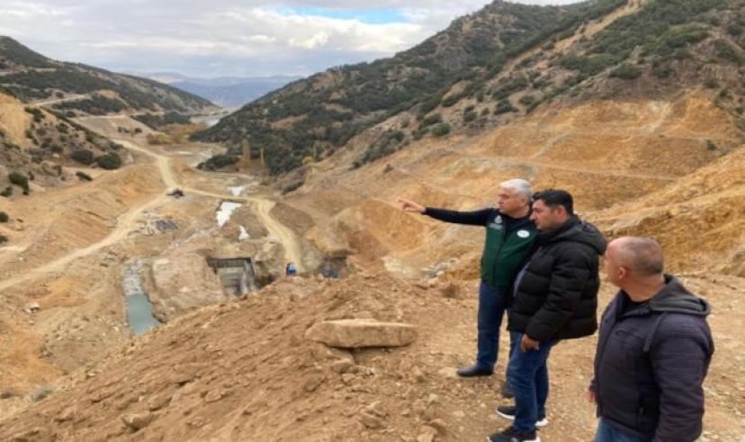 Darıderesi 2 barajındaki son durum incelendi