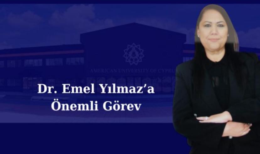 Dr. Emel Yılmaz’ın KAÜ’deki görevi Kuzey Kıbrıs medyasında yankı uyandırdı