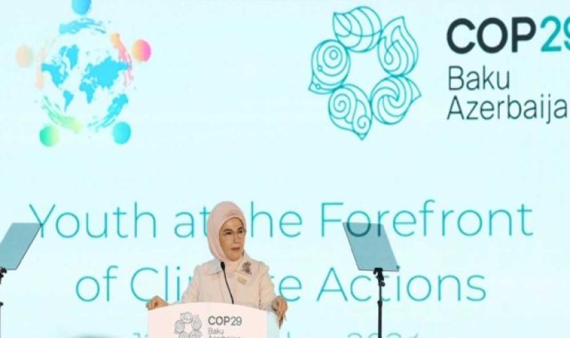 Emine Erdoğan, Bakü’de Sıfır atık projesini anlattı