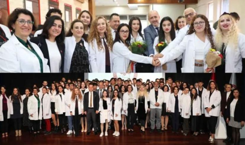 Isparta’da diş hekimi adayları beyaz önlüklerini giydi