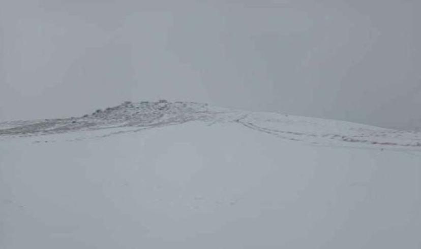 Karacadağ’a yılın ilk karı düştü