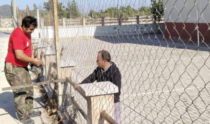 Kemer Belediyesi ara tatilde de okulların yanında