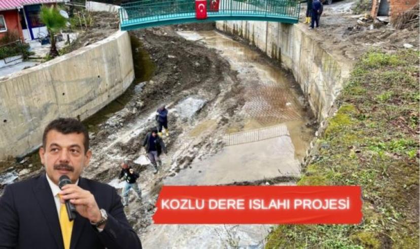 Milletvekili Avcı: 16 milyon TL yatırım bedeliyle Kozlu’da dere ıslahlarına devam ediyoruz