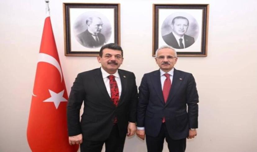 Milletvekili  Avcı’nın, Bakan Uraloğlu ziyaretinde ulaşım yatırımları görüşüldü