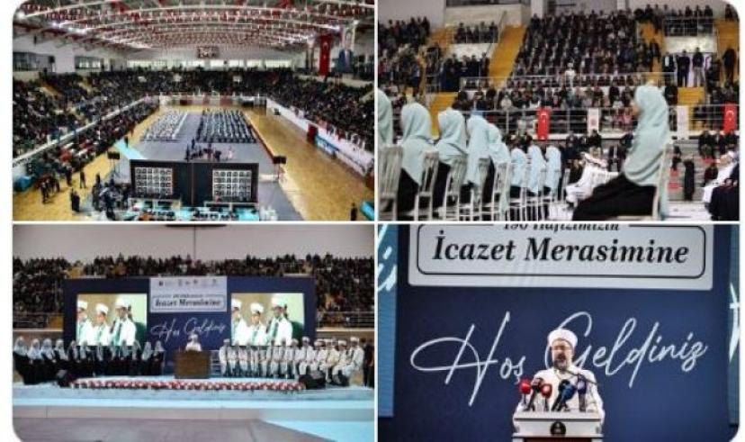 Sivas’ta 190 hafız için ‘İcazet Programı’ düzenlendi