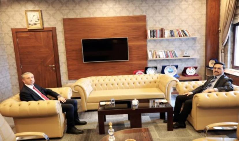 Ağrı İdare Mahkemesi Başkanı Seydibey’den Milli Eğitim Müdürü Kökrek’e ziyaret