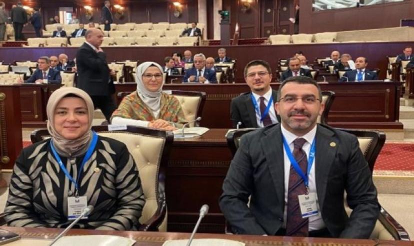 AK Parti Kars Milletvekili Adem Çalkın, Azerbaycan’da konferansa katıldı