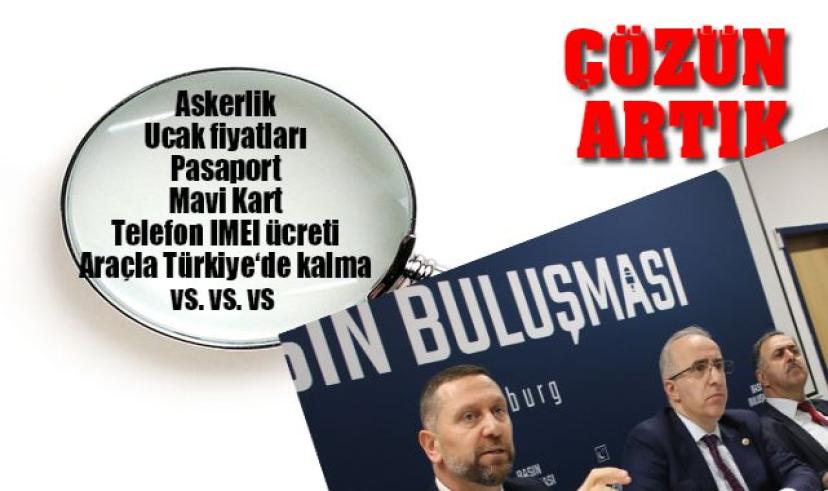 Avrupalı Türklerin Sorunları çözülsün