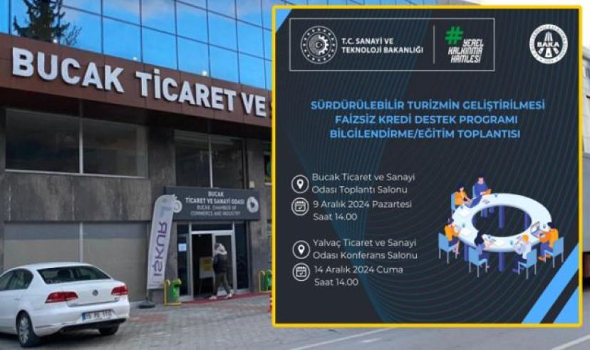 BAKA Bucak Ticaret ve Sanayi Odasında faizsiz kredi destek toplantısı