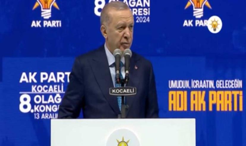 Cumhurbaşkanı Erdoğan Kocaeli’nden seslendi:”AK Parti’nin davası bir medeniyet davasıdır”