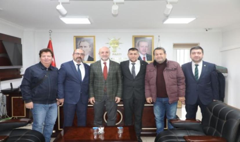 Gazetecilerden Başkan Şahin’e ziyaret