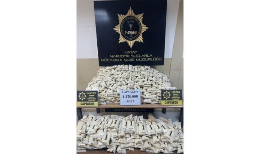 Hatay’da 180 kg. captagon ele geçirildi