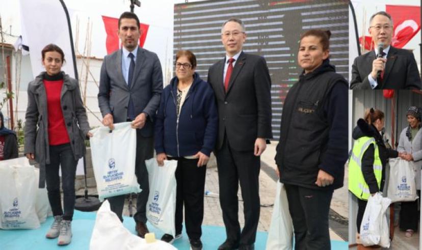 Tayvan’dan depremzedelere 40 ton pirinç