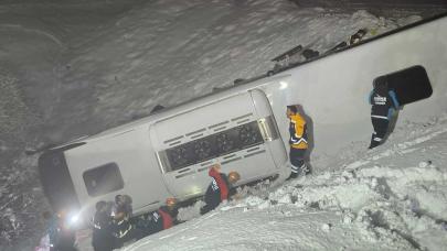 Bingöl’de yolcu otobüsü devrildi: 4 ölü, 35 yaralı