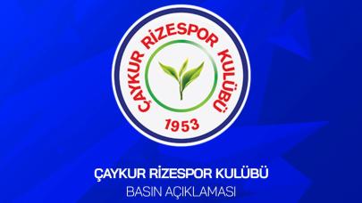 ÇaykurRizespor'dan TFF'ye Yeter Artık Durum