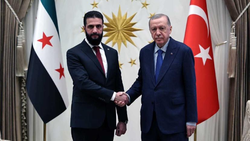 Cumhurbaşkanı Erdoğan ile Suriye Geçiş Hükümeti Cumhurbaşkanı Ahmed Şara görüşmesi başladı