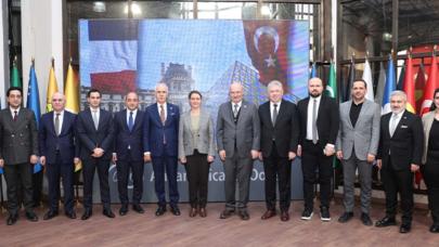 Fransa Büyükelçisi Dumont, ATO Başkanı Baran'ı ziyaret etti