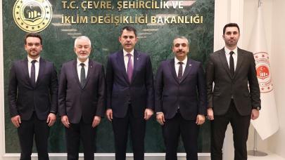 Isparta Belediye Başkanı Şükrü Başdeğirmen’den Bakan Murat Kurum’a ziyaret