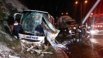 Samsun'da trafik kazası: 1 ölü, 16 yaralı