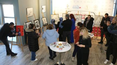 Batmanlı kursiyerlerin resim sergisi büyük ilgi gördü
