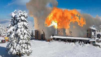 Bursa Uludağ'da kapatılan otelde yangın: 2 kişi hayatını kaybetti