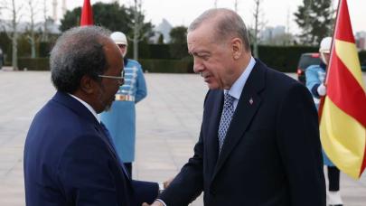 Cumhurbaşkanı Erdoğan, Somali Cumhurbaşkanı Mahmud ile buluştu