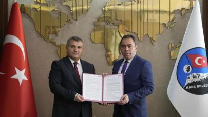 Kars Belediyesi  İle Teknik Destek Sözleşmesi imzalandı