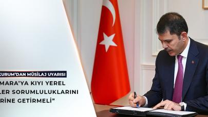 Bakan'dan Müsilaj Uyarısı