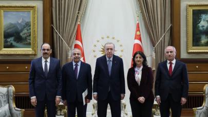 Cumhurbaşkanı Erdoğan, DEM Parti heyetini kabul etti