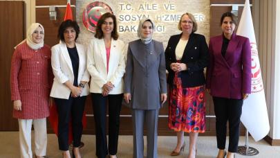 Bakan Göktaş, BM Kadın Birimi yetkilileriyle bir araya geldi