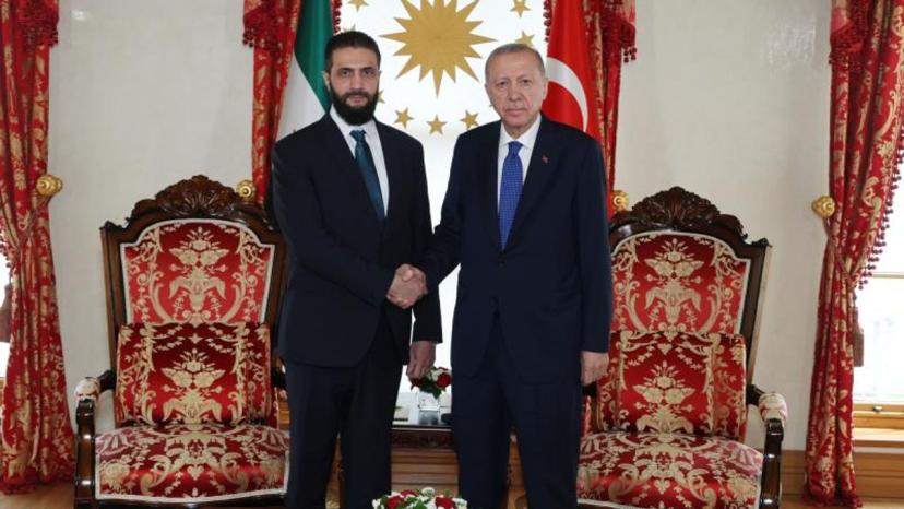 Cumhurbaşkanı Erdoğan ile Suriye Cumhurbaşkanı Şara bir araya geldi