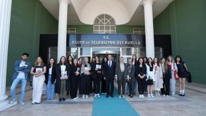 Geleceğin iletişimcilerinden RTÜK ziyareti